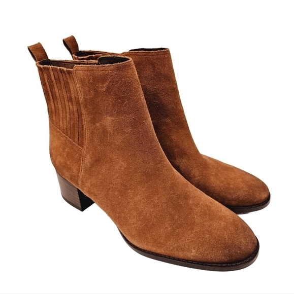 NEW Sam Edelman Kaiti Fashion Boot Cognac Brown - Picture 1 of 6